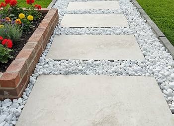 【お引き取り限定】中古　平板　ガーデニング　庭　庭石　タイル　ジョイント Amazon | 庭 タイル 置くだけ 平板 敷石 磁器タイル 自然石風